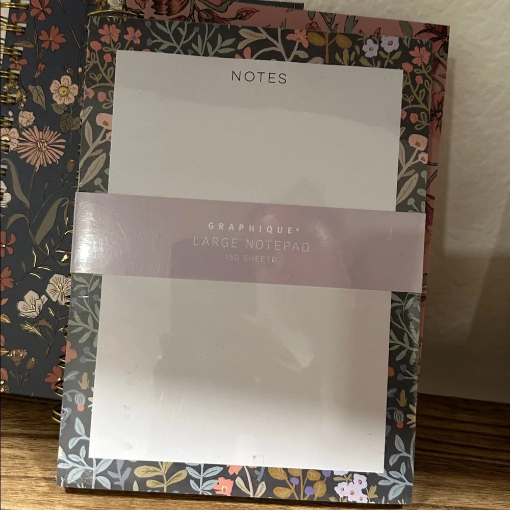 NWT Floral Notebooks‎ Set - Pink and Blue